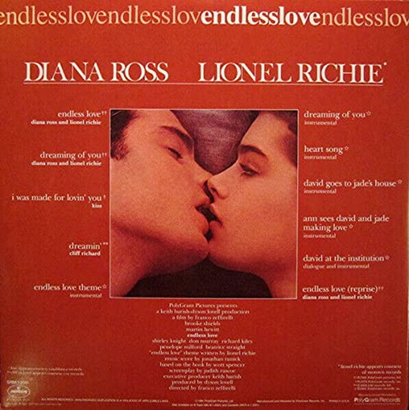 Endless Love - Motion Picture Soundtrack - Vintage Vinyl LP 1981 SRM-1-2001 - NM