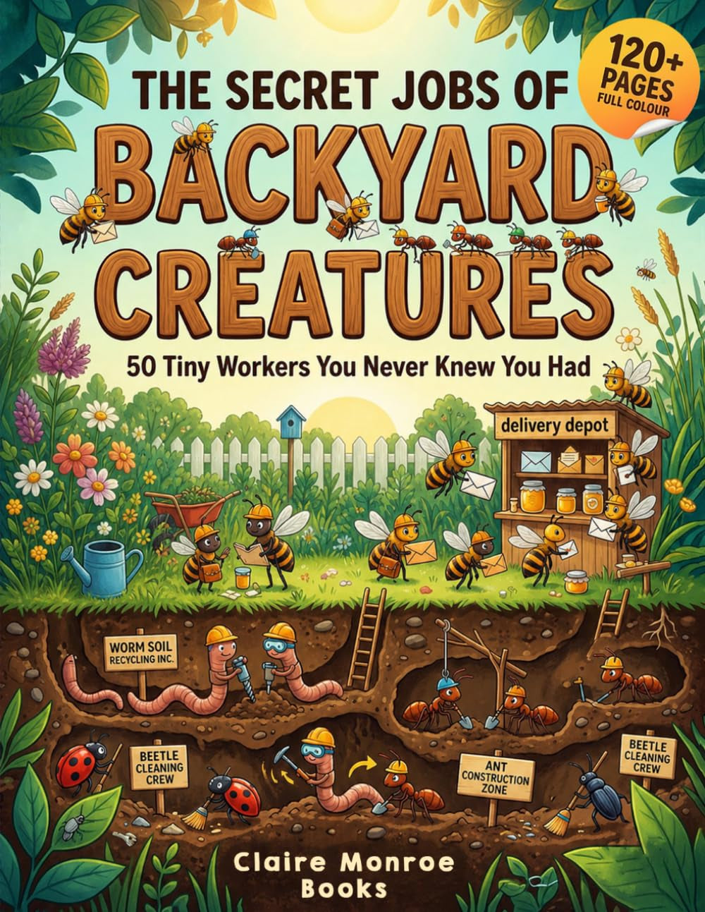 The Secret Jobs of Backyard Creatures For Kids Aged 6 to 10: An Illustrated Fun Animal Encyclopedia To Learn About Nature (Secret Animal Jobs)
