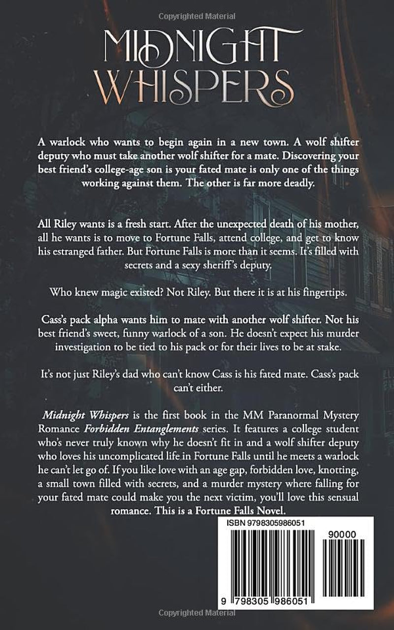 Midnight Whispers: A Forbidden Fated Mates MM Romance (Forbidden Entanglements)