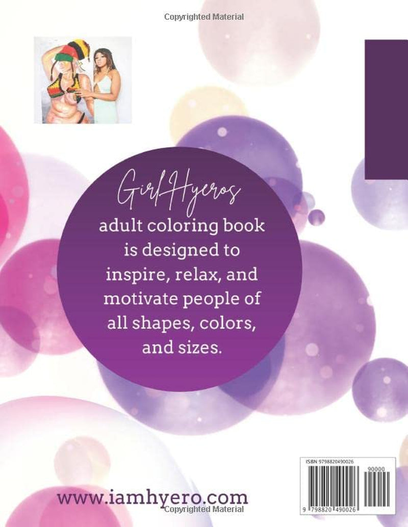 Girl Hyeros: Adult Coloring Book