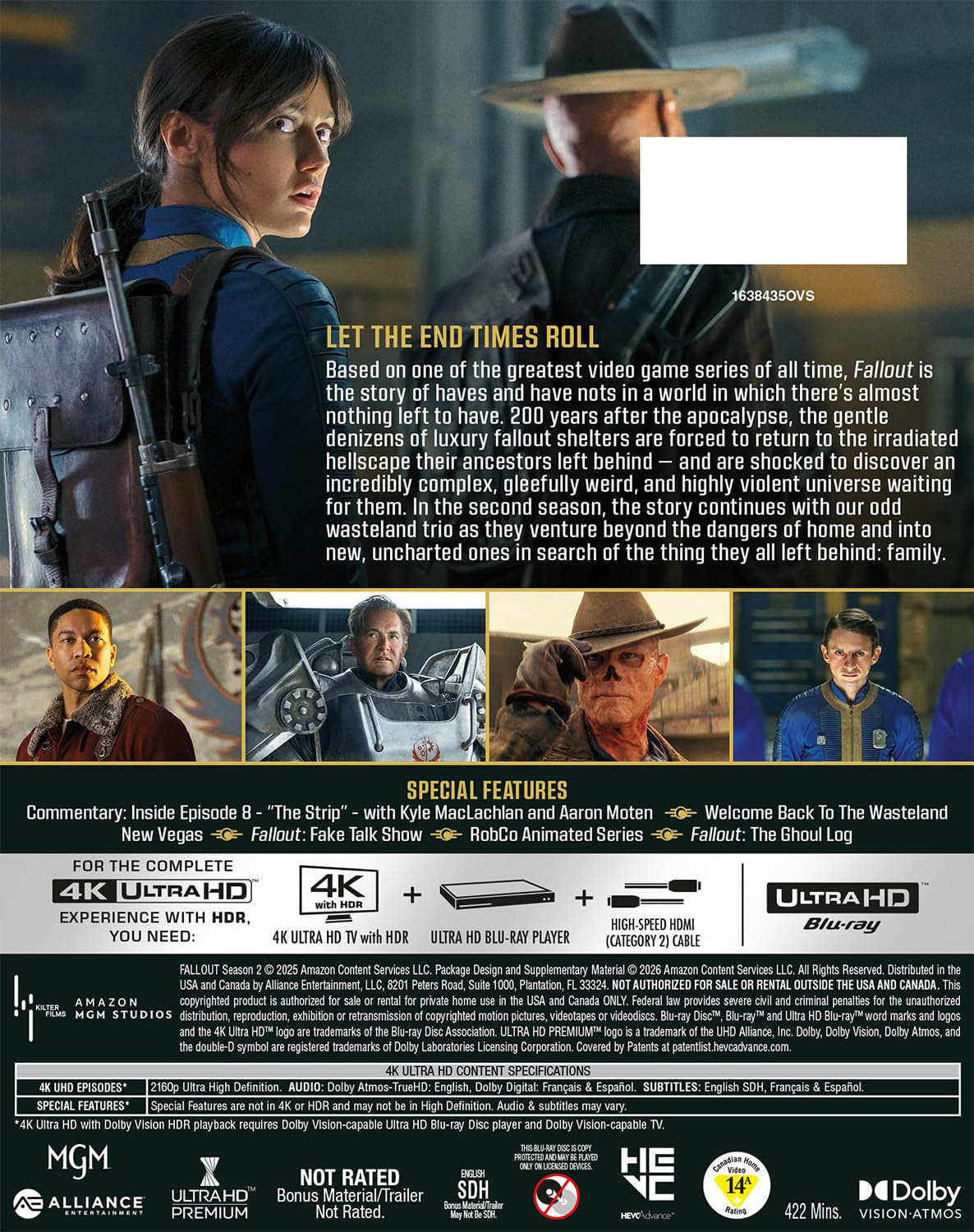 Fallout: Complete Second Season (4K UHD)
