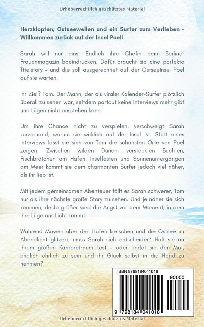 Verliebt in die kleine Surfschule am Meer: Ostsee Liebesroman (Liebe, Strand und Inselküsse) (German Edition)