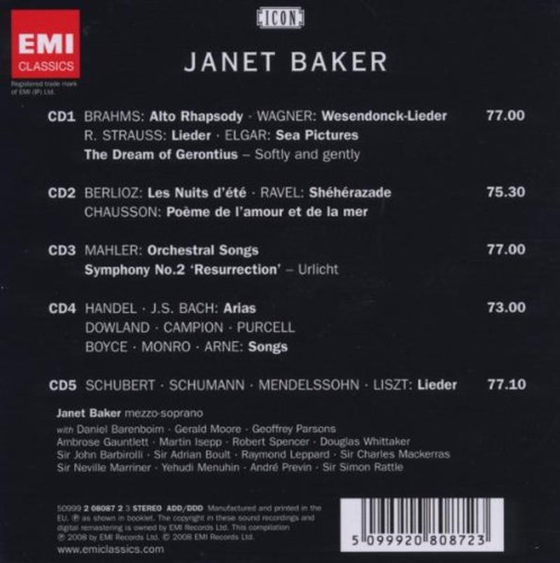 Icon: Janet Baker