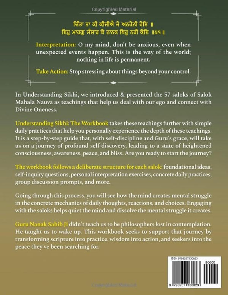 Workbook Understanding SIkhi (Salok Mehla 9)