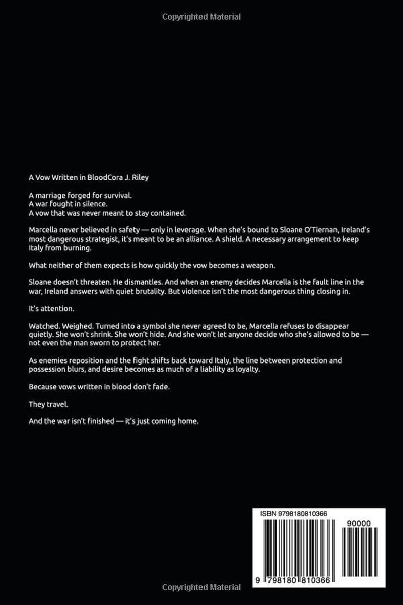 A Vow Written in Blood: An Irish-Italian Mafia Arranged Marriage (Written In Vows)