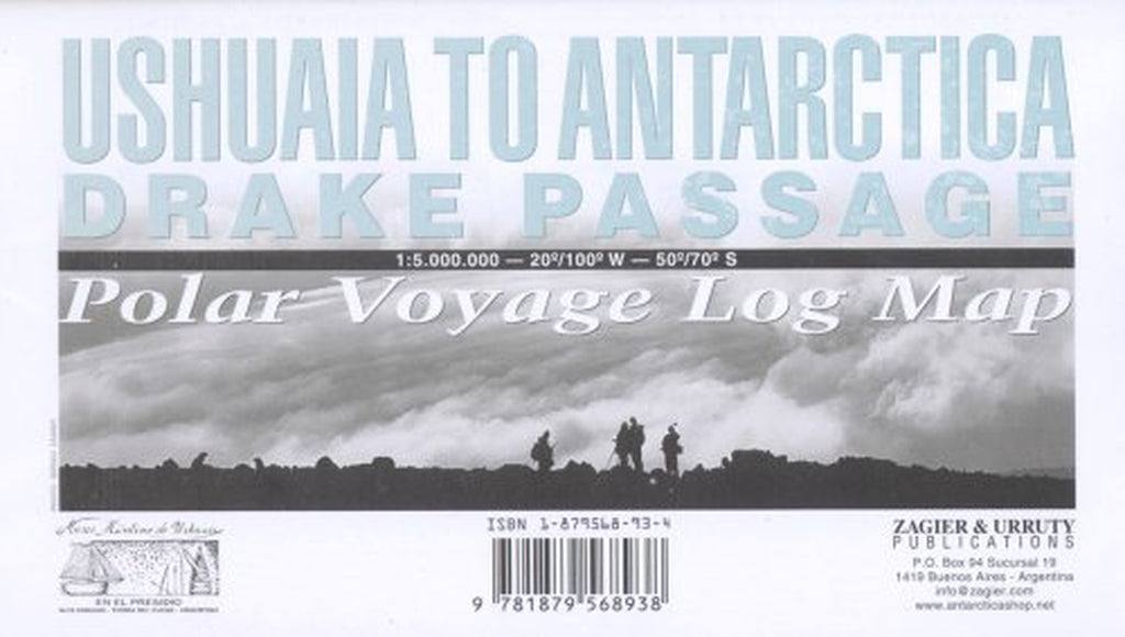 Ushuaia to Antarctica - Drake Passage Map: Polar Voyage Log Map