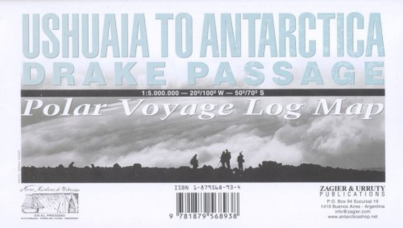 Ushuaia to Antarctica - Drake Passage Map: Polar Voyage Log Map