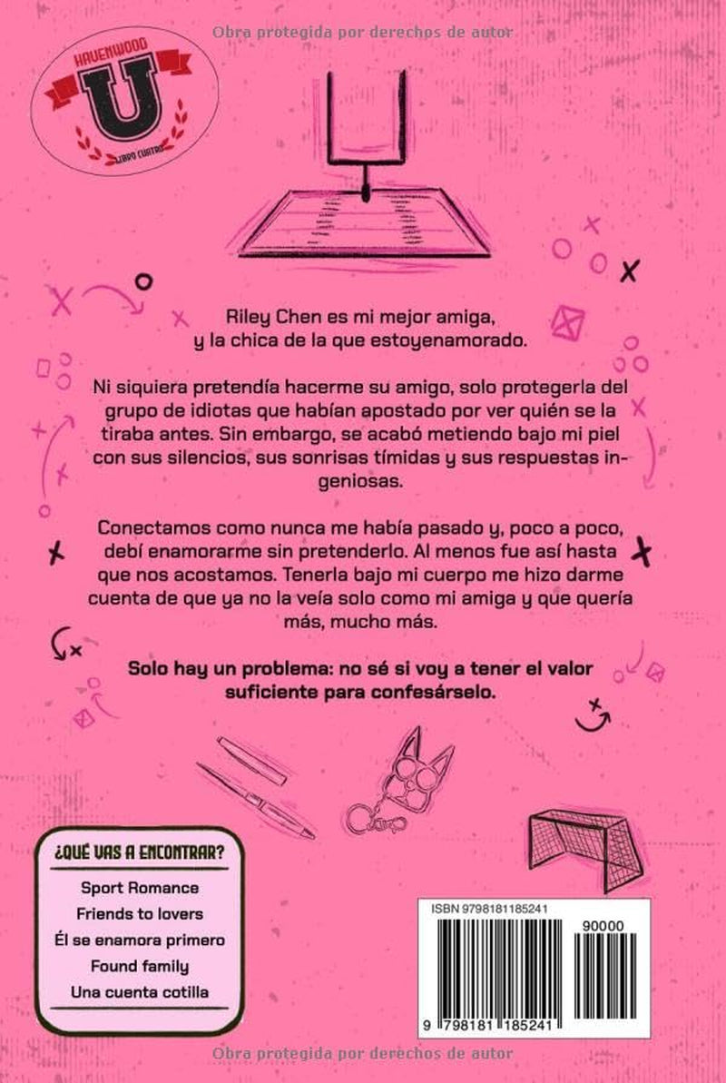 Finge que no es amor: Romance deportivo universitario de friends to lovers (Rise as One) (Spanish Edition)