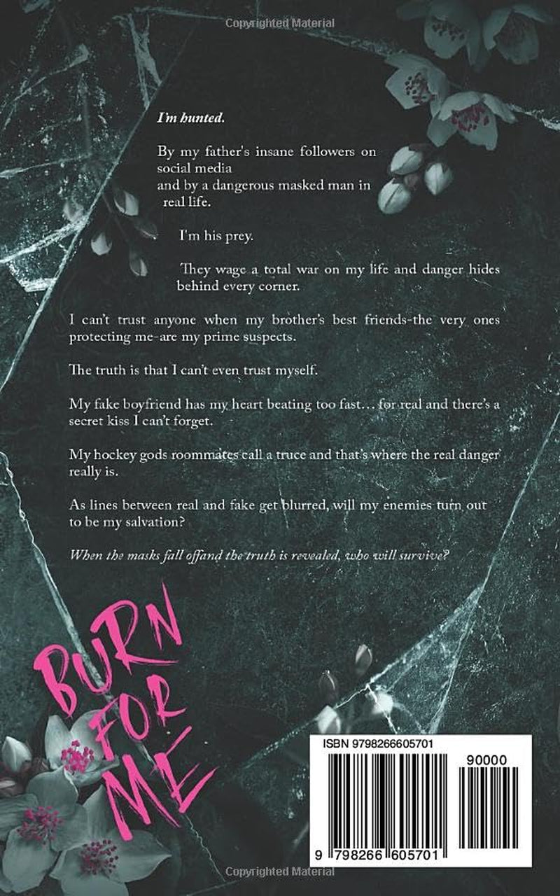 Burn For Me: A RH College Hockey Romance (The Six Six Six Rule)