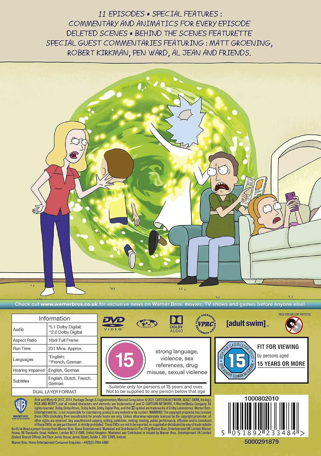 Rick and Morty: Season 1 [DVD] [2013]