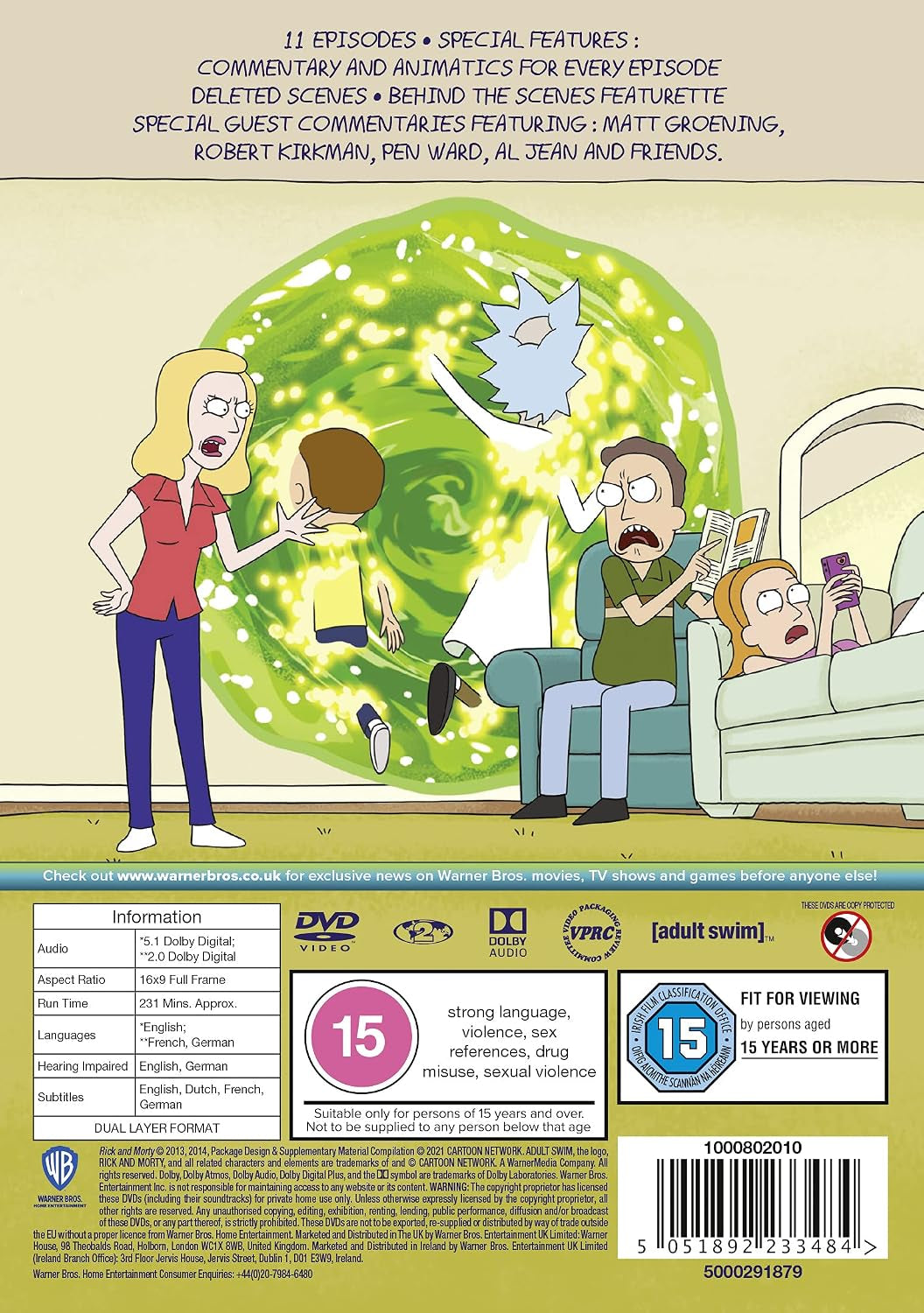 Rick and Morty: Season 1 [DVD] [2013]