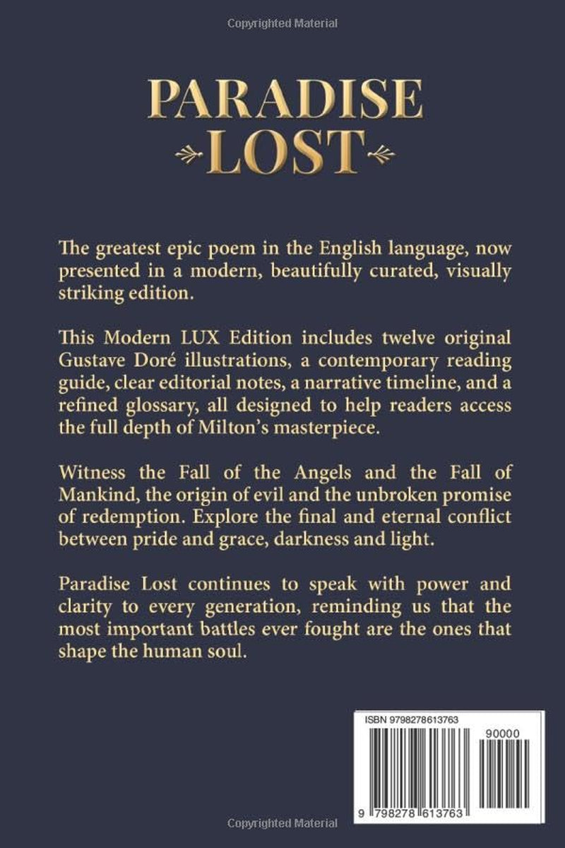 Paradise Lost – Modern LUX Edition: Annotated and Illustrated: The Original 1667 Text, Illustrated by Gustave Doré, with Modern Reading Analysis