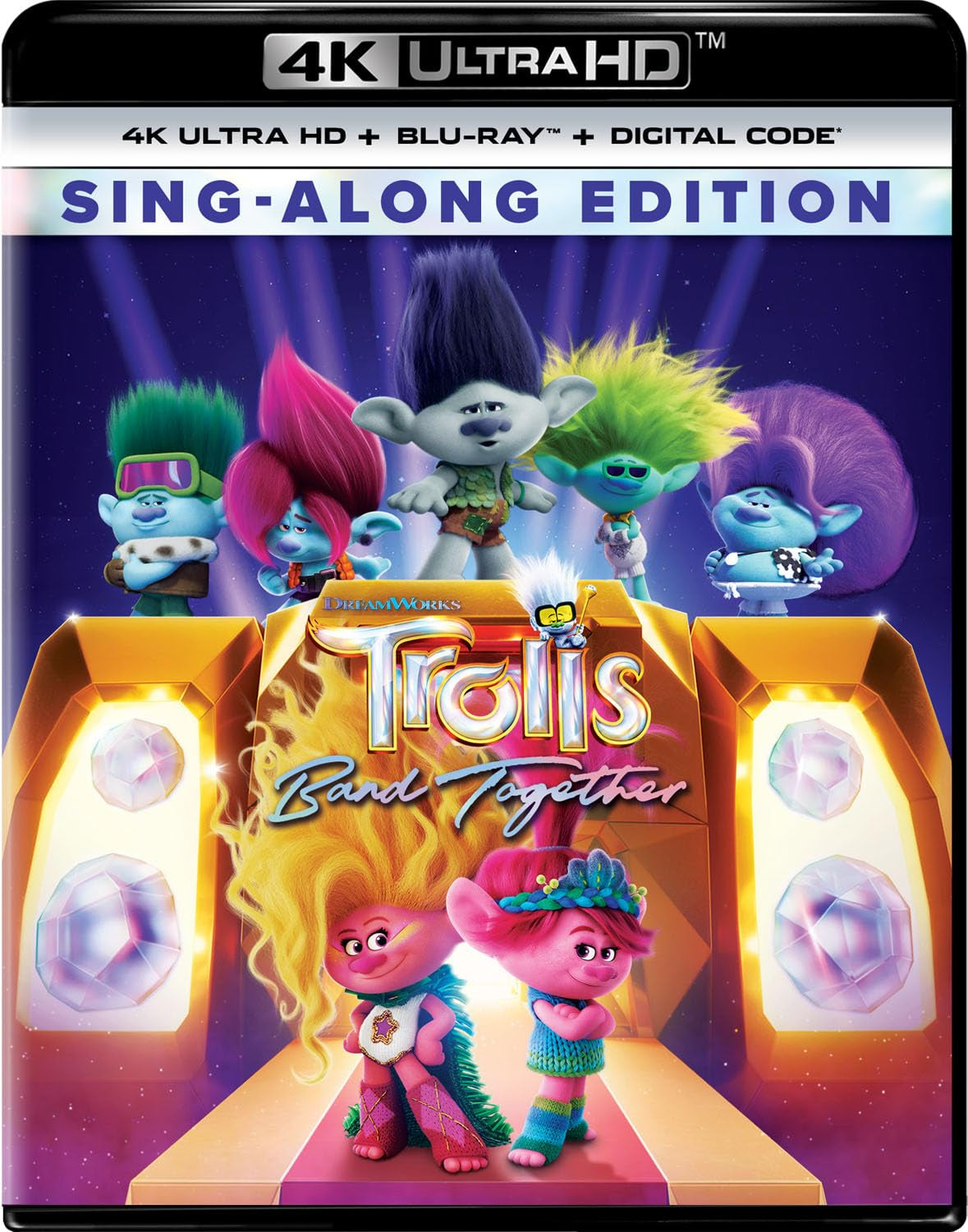 Trolls Band Together - Sing-Along Edition 4K Ultra HD + Blu-ray + Digital