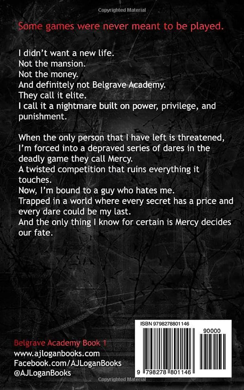 Twisted Mercy: A Dark High School Bully Romance (Belgrave Academy)