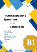 Prüfungstest Deutsch-Test für Zuwanderer B1 Sprechen und Schreiben: 7 Sprachbausteine | 13 Briefe | 10 Beispiele für Dialoge | 12 Bildbeschreibungen + Redemittel + Tipps (German Edition)