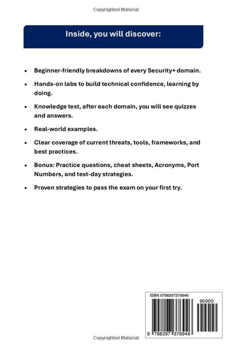 CompTIA Security + Study Guide