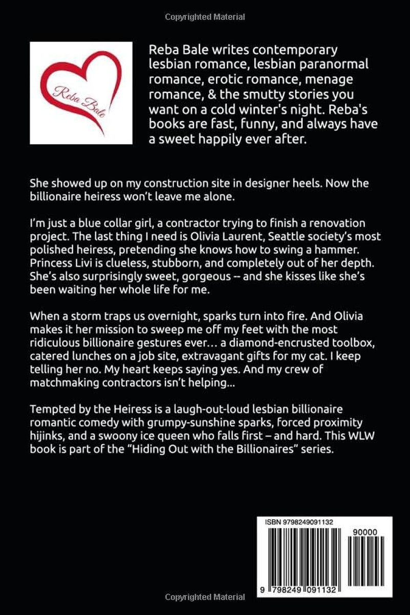 Tempted by the Heiress: A Sapphic Romance (Hiding Out with the Billionaires)