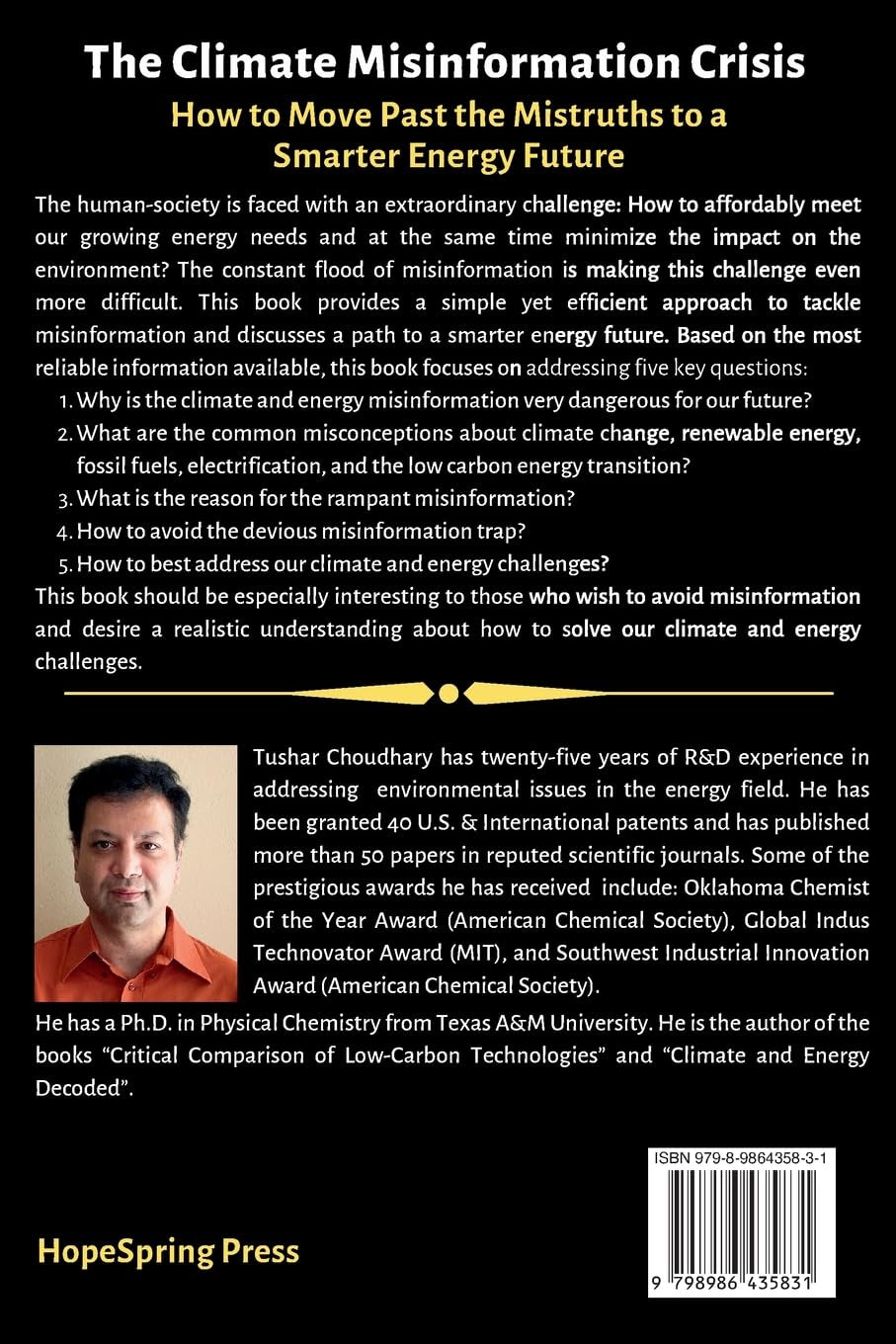 The Climate Misinformation Crisis: How to move past the mistruths to a smarter energy future