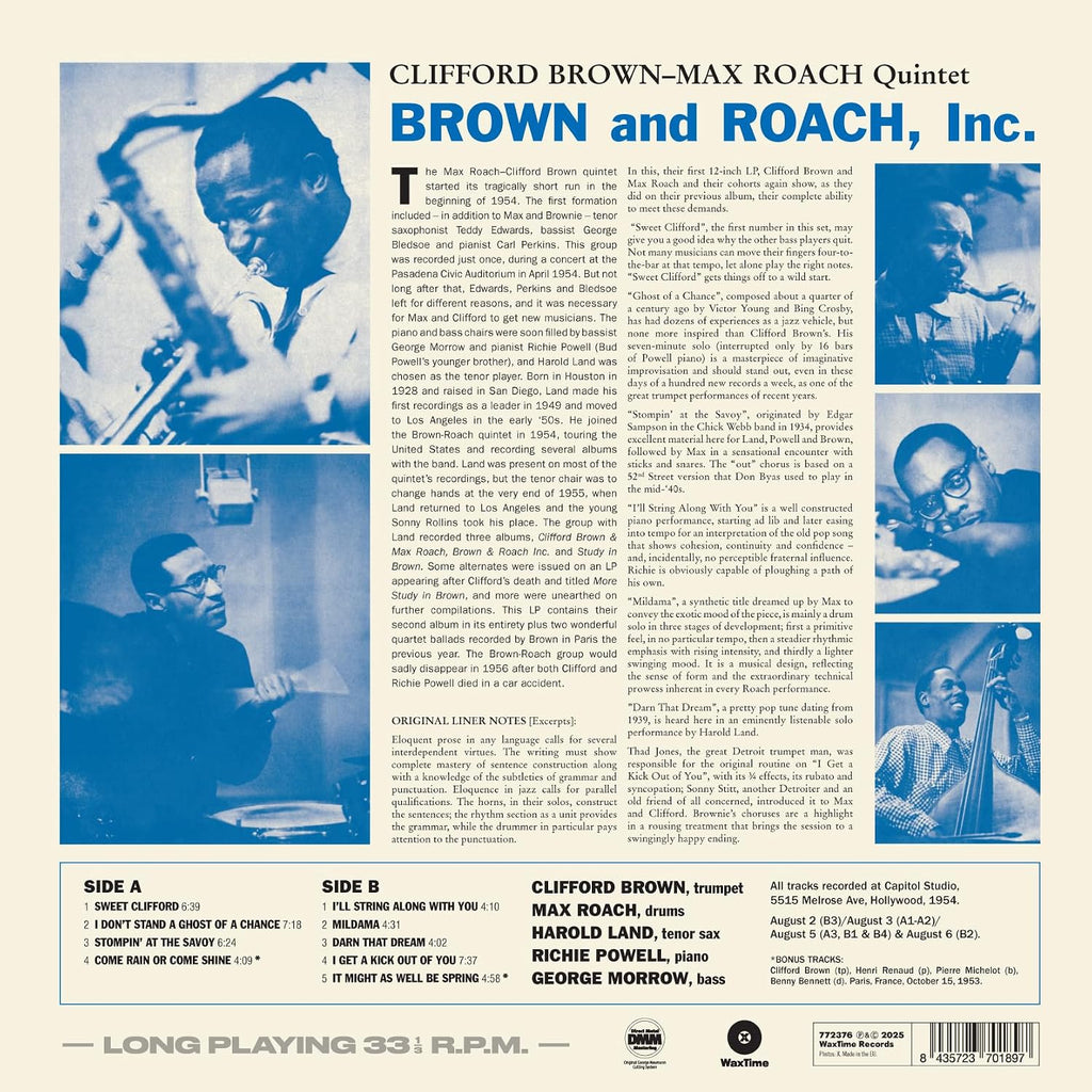 Brown & Roach Incorporated - Limited Tracks
