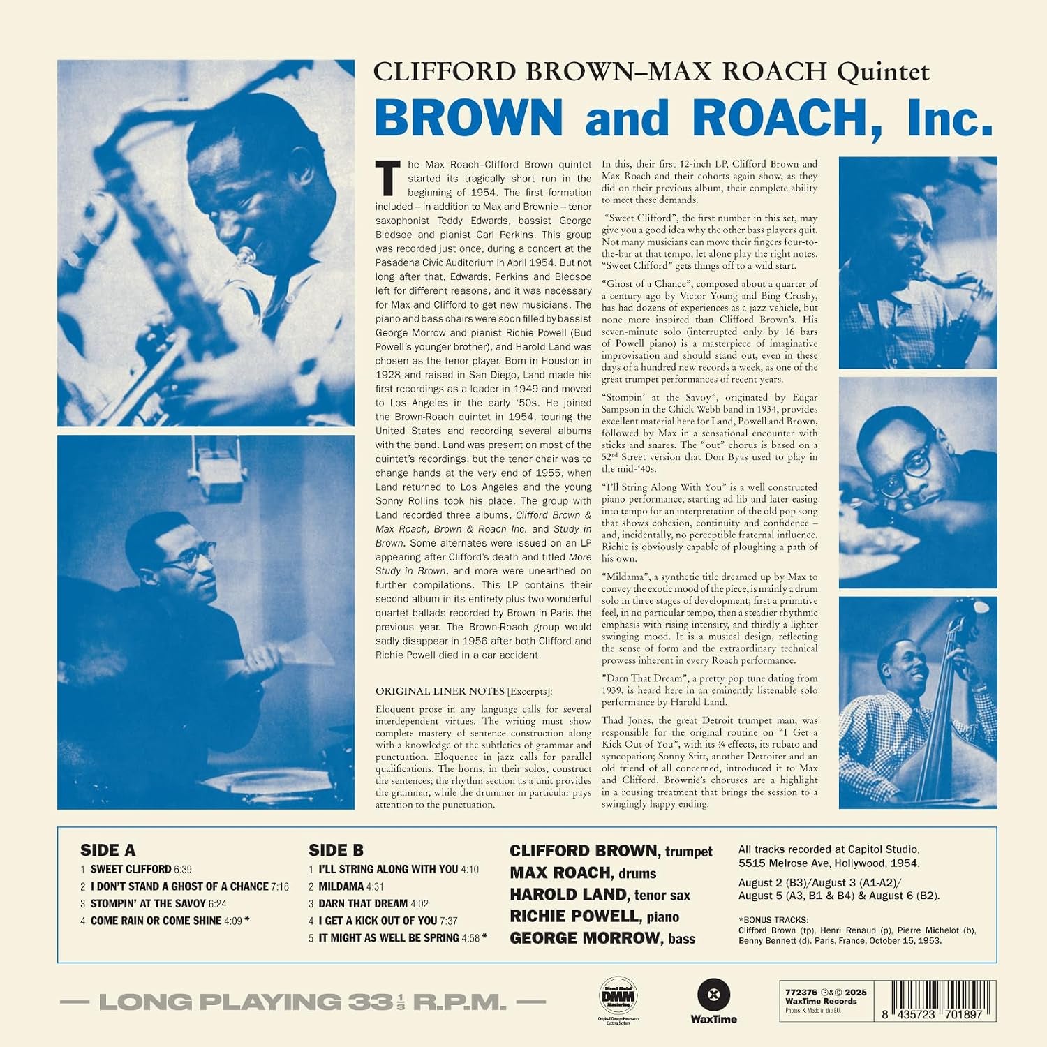 Brown & Roach Incorporated - Limited Tracks