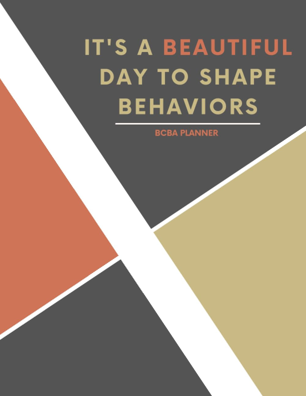 Its a Beautiful Day To Shape Behaviors - BCBA Client Planner: 80+ Pages to manage client caseload