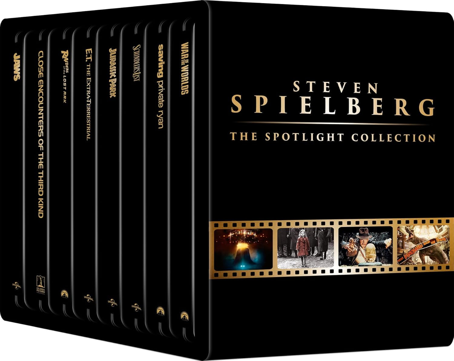 Steven Spielberg: The Spotlight Collection - Limited Edition Steelbook Library Case [4K Ultra HD + Blu-ray + Digital]