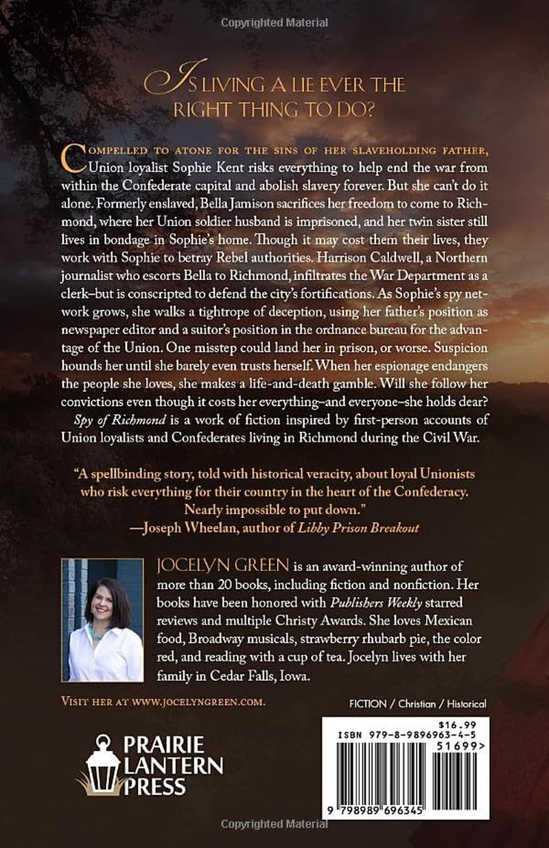 Spy of Richmond: 10th Anniversary Edition (Heroines Behind the Lines Civil War)
