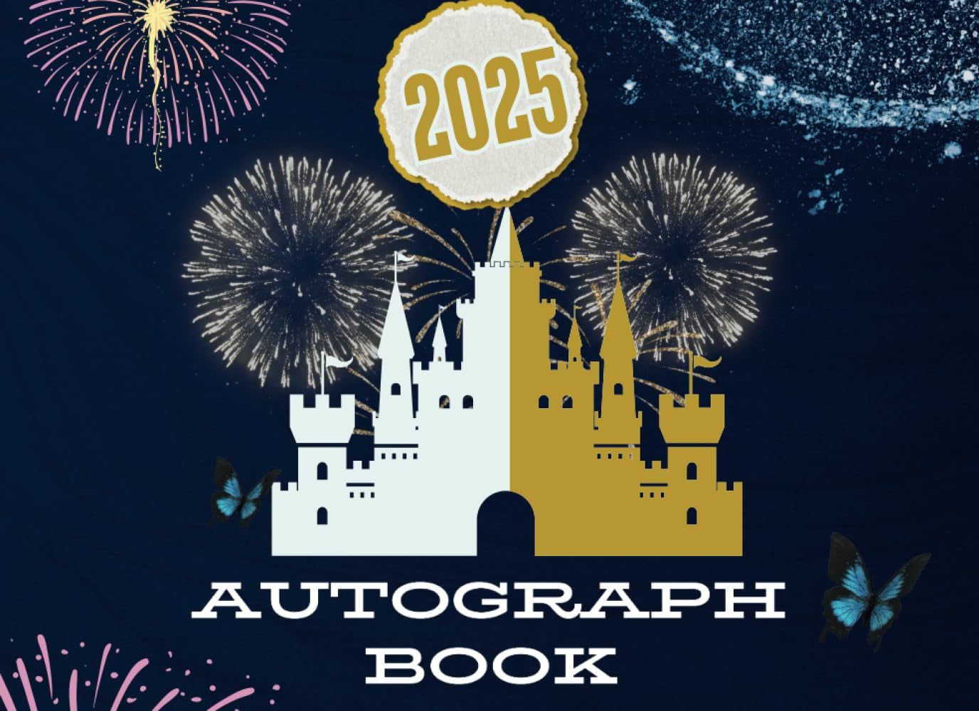 Autograph Book 2025: Interactive Autograph & Photo Memory Book for Kids – 100 Durable Pages for Theme Park Signatures, Photos & Stickers | Perfect ... All Over The World (French Edition)