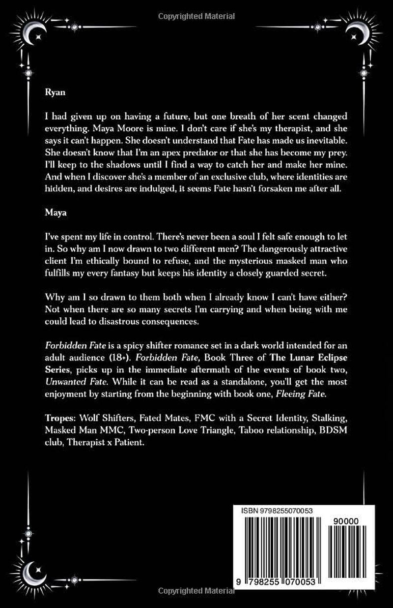 Forbidden Fate: A taboo, patient x therapist shifter romance (Lunar Eclipse)