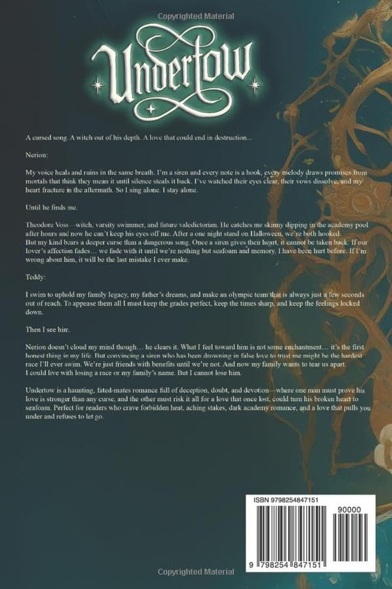 Undertow: A Gay Merman Shifter Paranormal Academy Romance (Widdershins Academy)