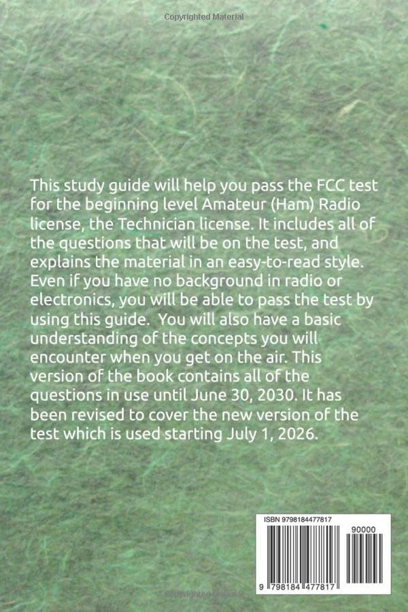 Plain-English Study Guide for the FCC Amateur Radio Technician Class License: 2026-30 Edition