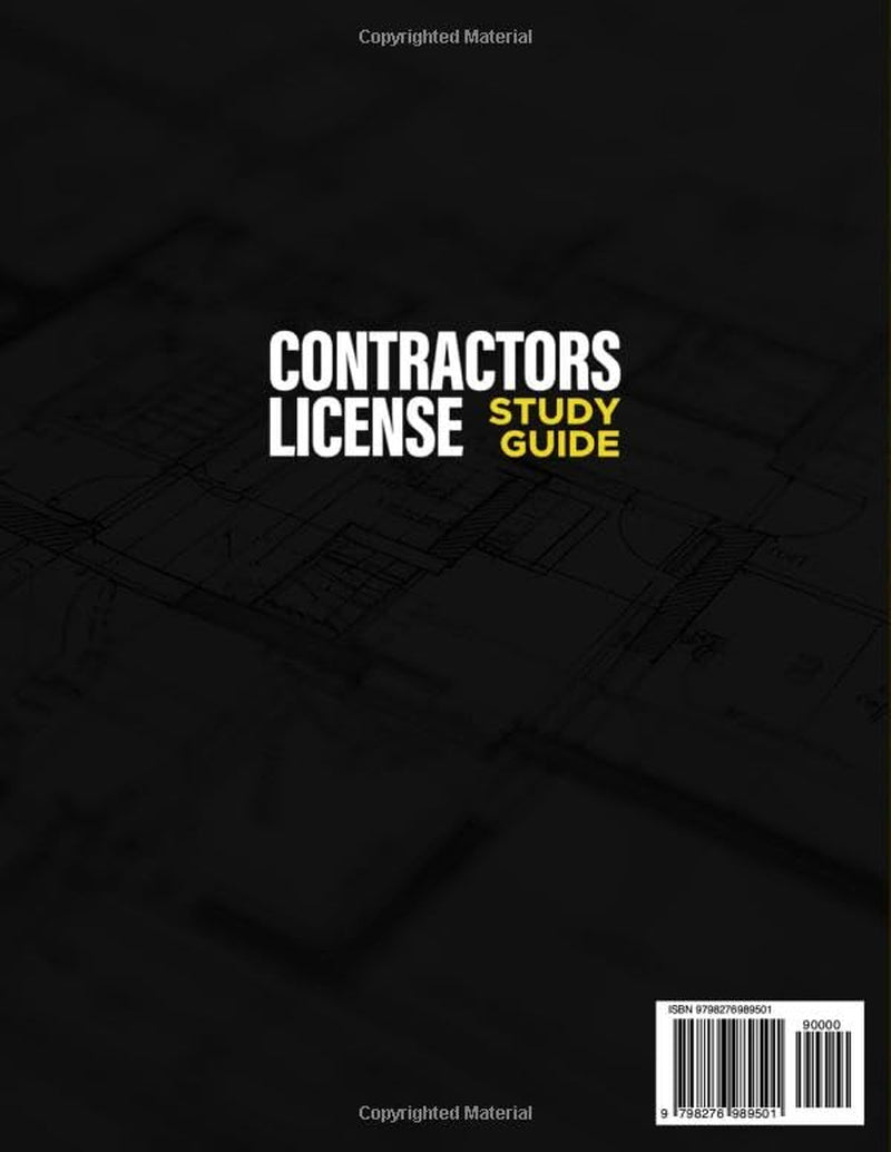 Contractors License Study Guide: Complete Exam Prep for Busy Professionals with 1500+ Questions, 14 Practice Tests & Flexible Study Plans | Pass on Your First Try and Launch Your Career