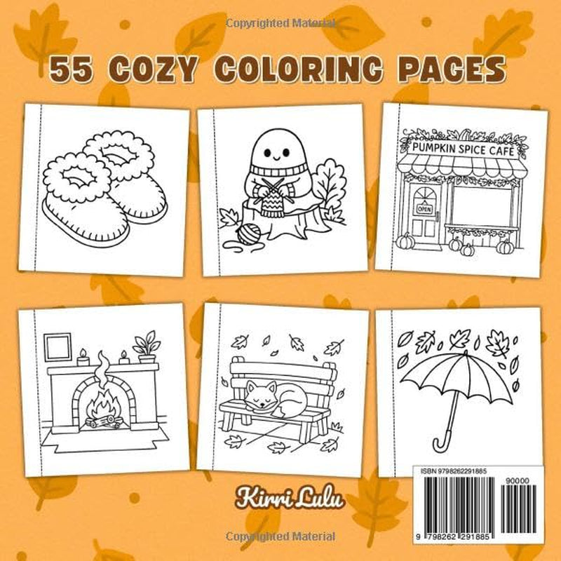Fall Vibes: Bold and Easy, Autumn Cozy Coloring Book for Adults, Teens, and Seniors with Simple Designs