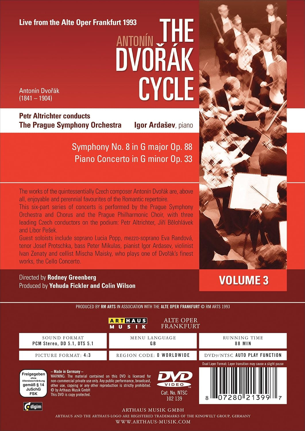 Prague Symphony Orchestra - The Dvoák Cycle Vol. III