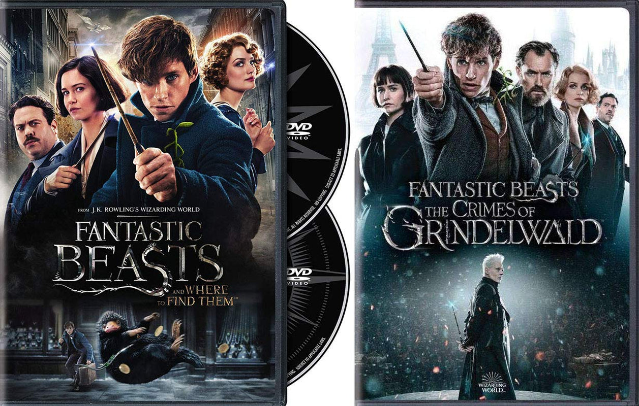 Harry's Wizarding Universe/ Johnny And Jude Get Involved: Fantastic Beasts - And Where To Find Them + The Crimes Of Grindelwald DVD Bundle Harry Potter