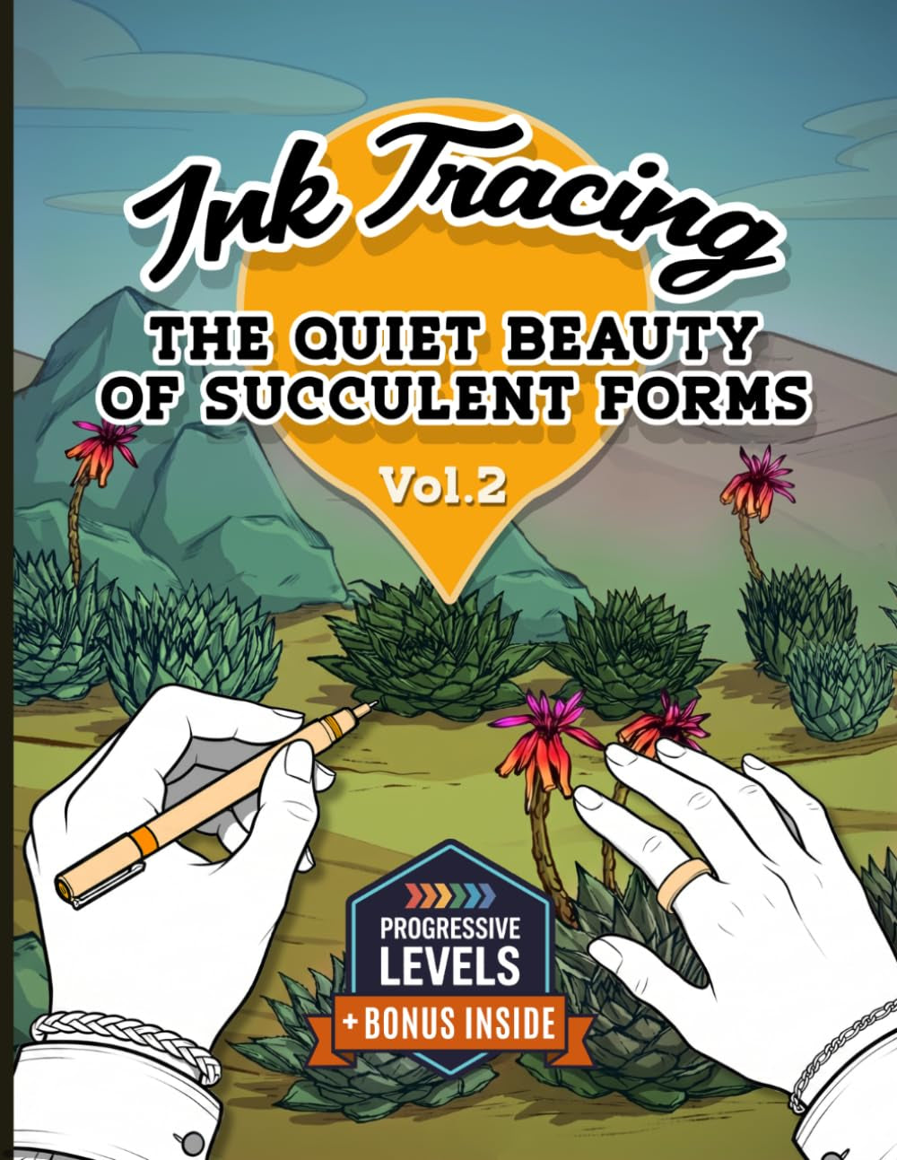 Ink Tracing Book for Adults: In this Ink Tracing Book, you'll discover 35 captivating illustrations inspired by The Quiet Beauty of Succulent Forms. ... Artwork, even without artistic experience.