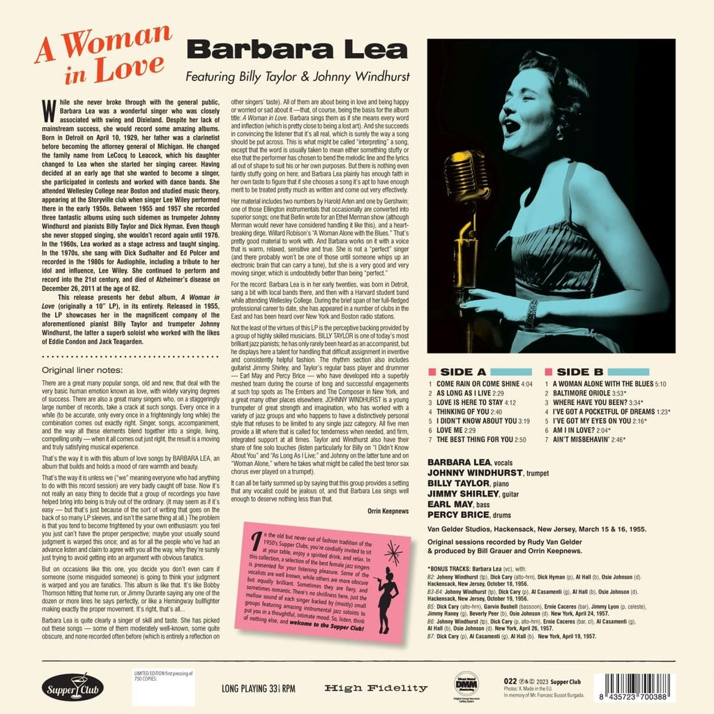 Woman In Love - Limited Tracks