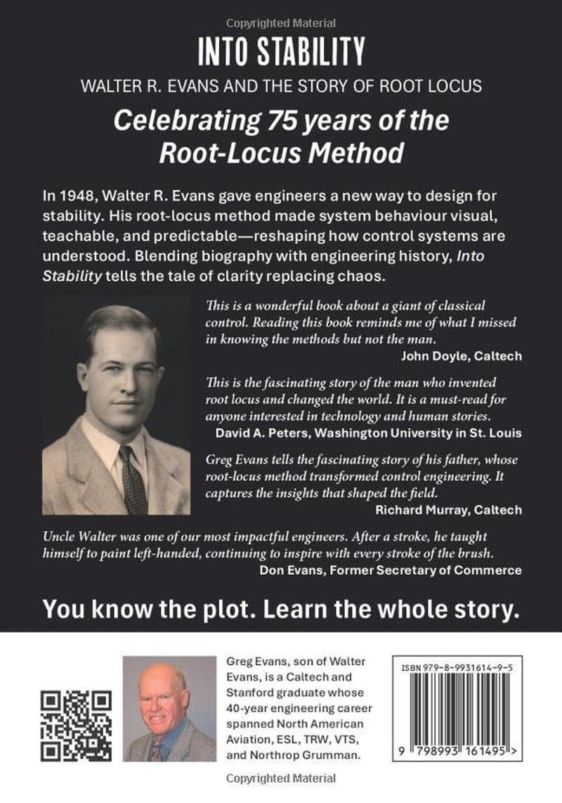 Into Stability: Walter R. Evans and the Story of Root Locus