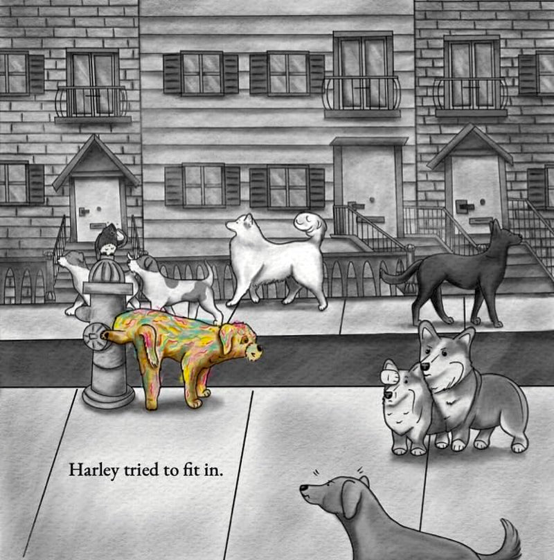 Harley the Painted Dog: A Funny and Heartfelt Book for Kids About Belonging and Self-Acceptance