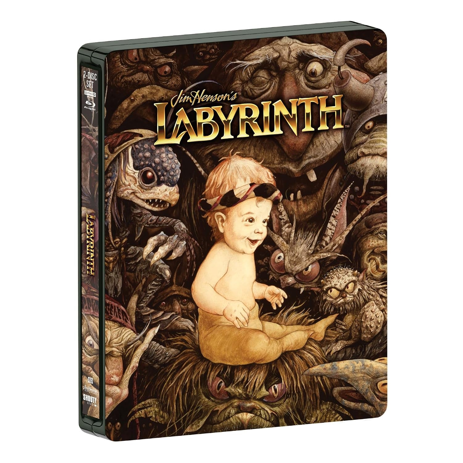 Labyrinth (1986) - Limited Edition Steelbook 4K Ultra HD + Blu-ray