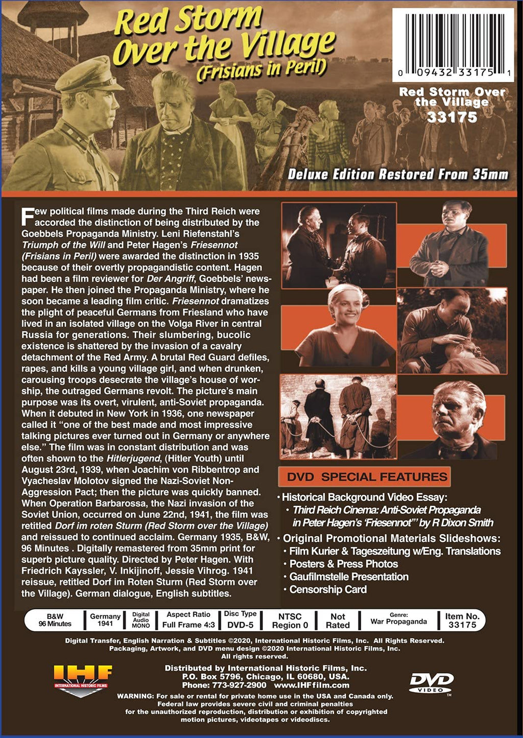 Red Storm Over The Village (Frisians in Peril) DVD (Frisennot)