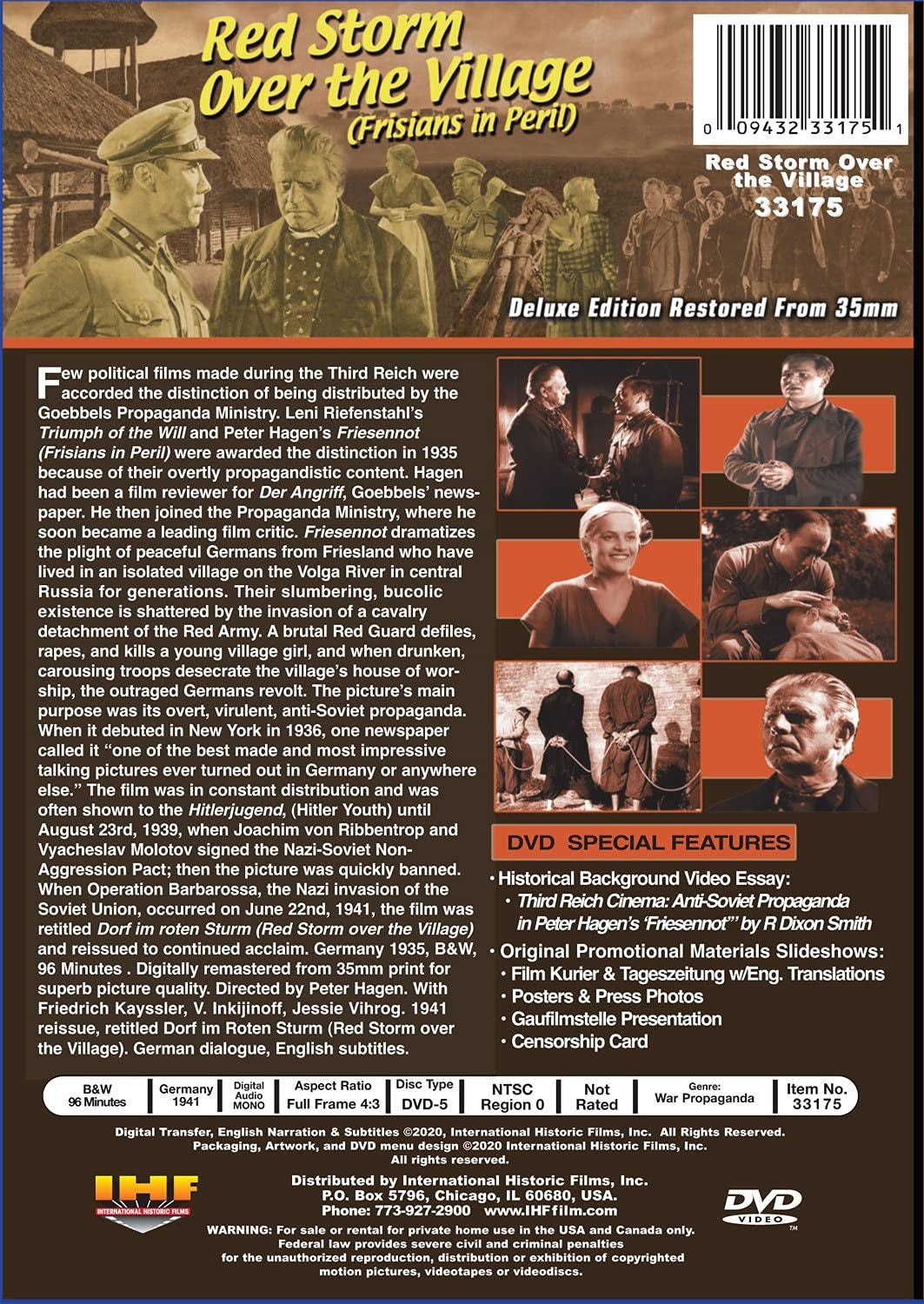 Red Storm Over The Village (Frisians in Peril) DVD (Frisennot)