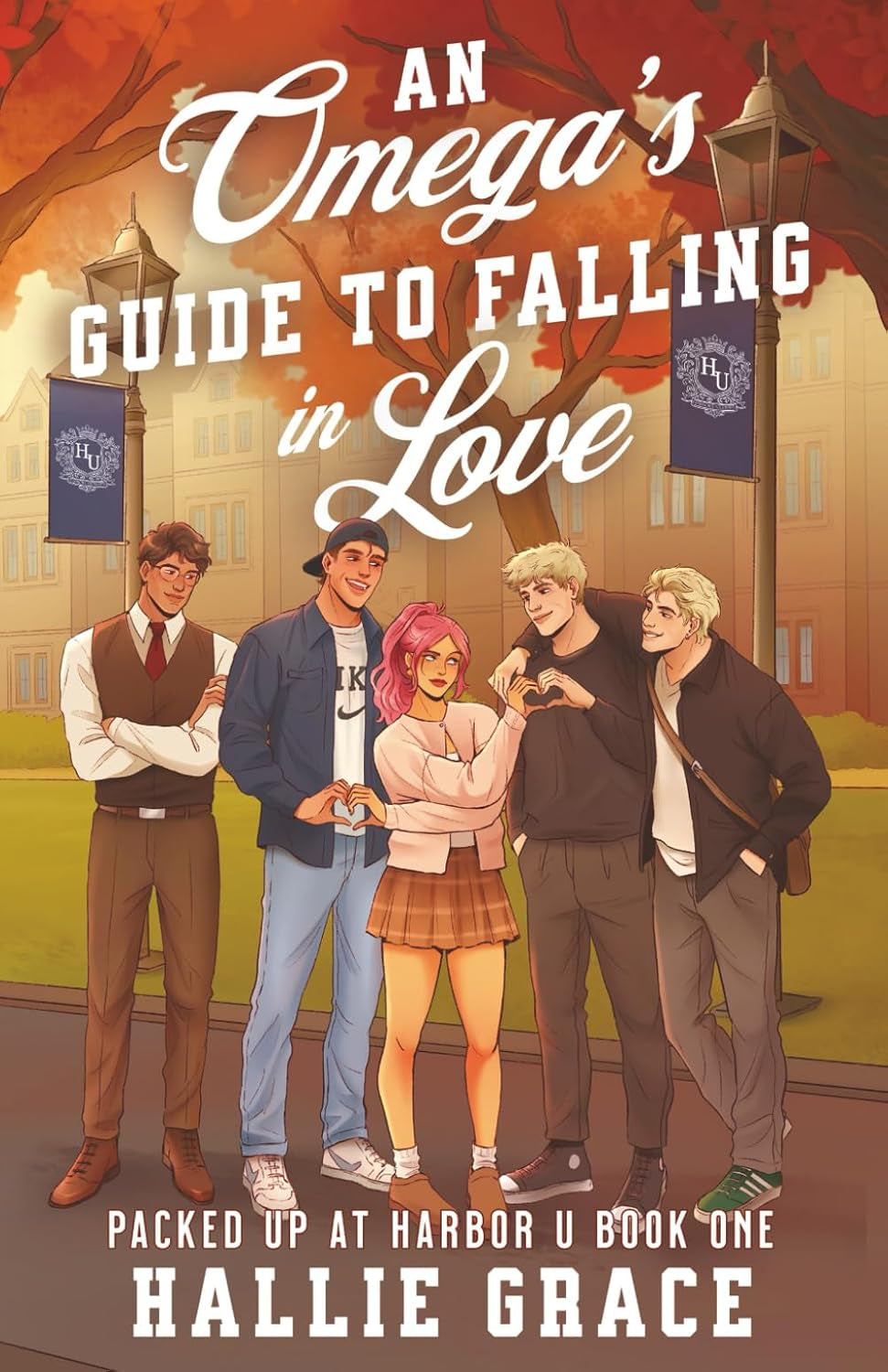 An Omega’s Guide to Falling in Love: A Cozy College Omegaverse (Packed Up at Harbor U)