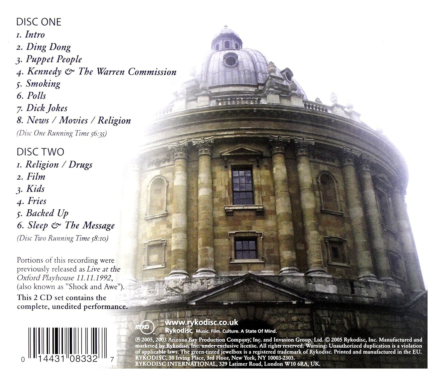 Salvation Oxford, November 11, 1992