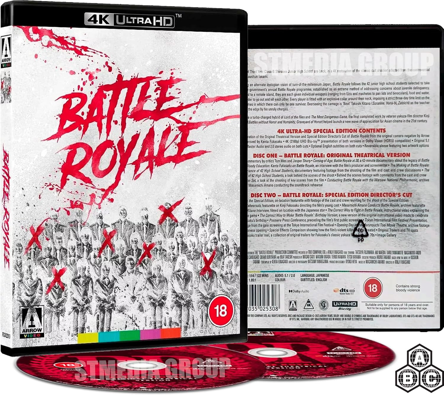Battle Royale (Special Edition / Reversible Cover / Theatrical & Director's Cut) [4K Ultra HD] [Region Free]