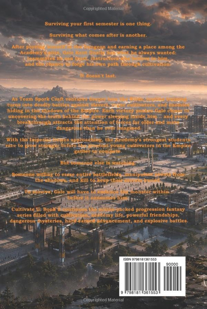 CULTIVATE U - A Wuxia LitRPG Progression Fantasy: Book Two of the Cultivate U Series