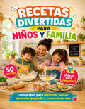 RECETAS DIVERTIDAS PARA NIÑOS Y FAMILIA: Regalo Original para Día del Padre y Día de la Madre - Libro de Cocina Fácil para Disfrutar en Familia, ... y Crear Recuerdos Juntos (Spanish Edition)