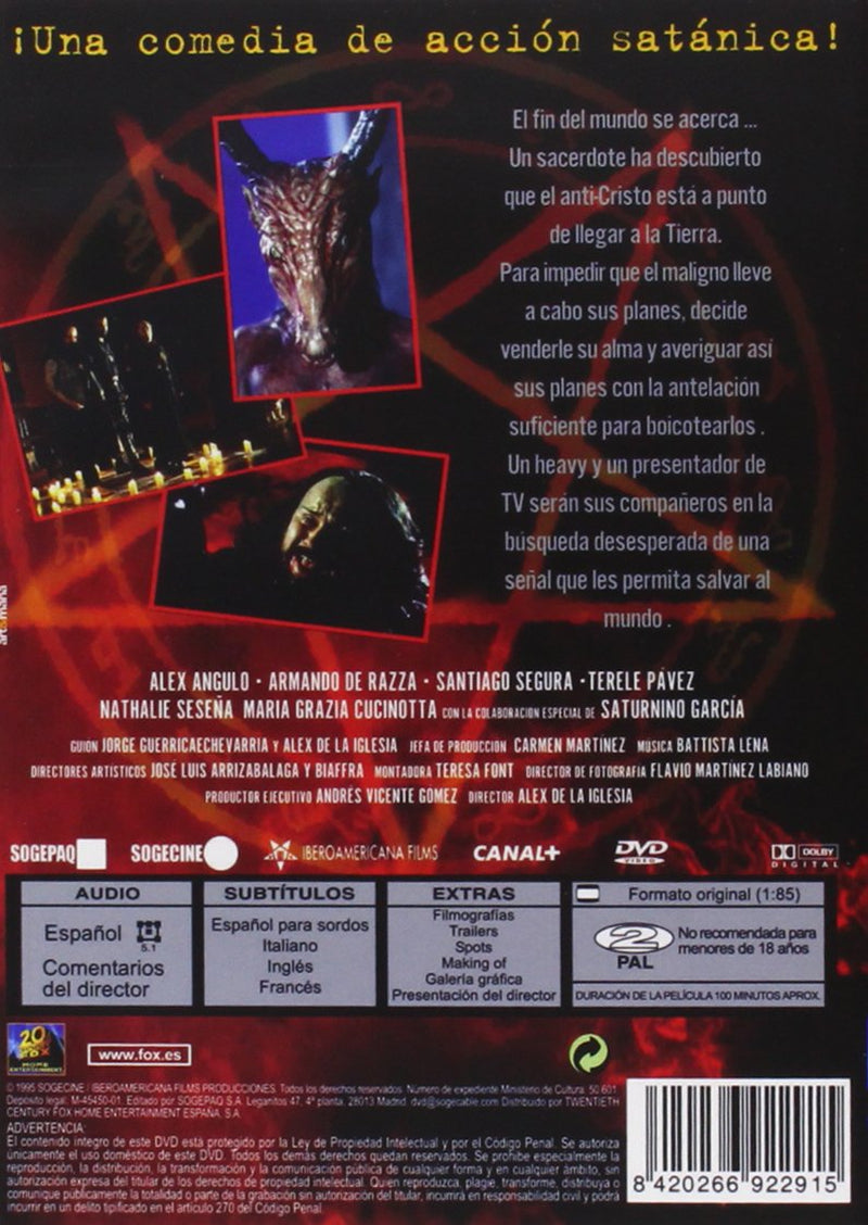 The Day of the Beast ( El Día de la bestia ) ( Il Giorno della bestia ) [ NON-USA FORMAT, PAL, Reg.2 Import - Spain ]