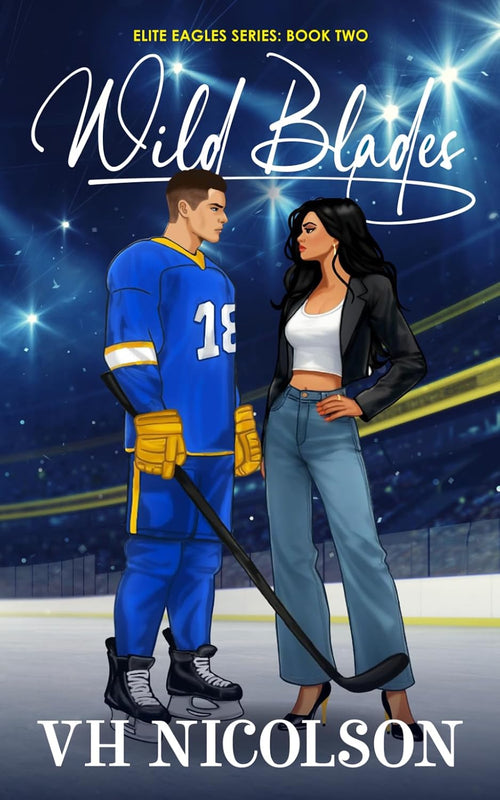 Wild Blades: A reverse age gap, enemies to lovers hockey romance (Elite Eagles Series)