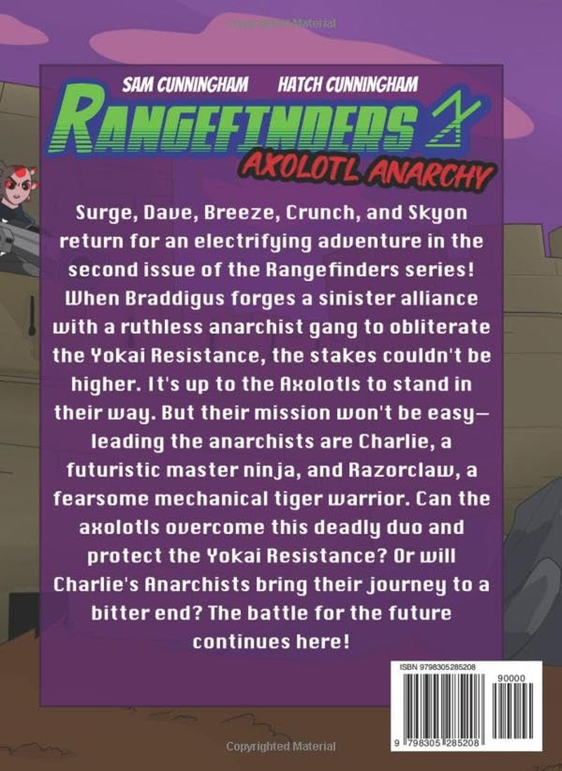 Rangefinders #2 - Axolotl Anarchy: Vaporwave Axolotl Yokai Adventure Comic (Axolotl Rangefinders)